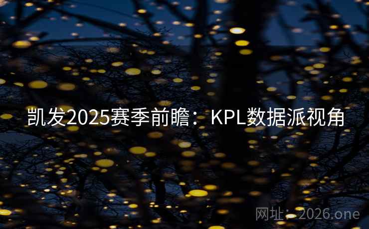 凯发2025赛季前瞻：KPL数据派视角  第2张